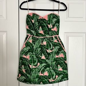 Judith March strapless dress